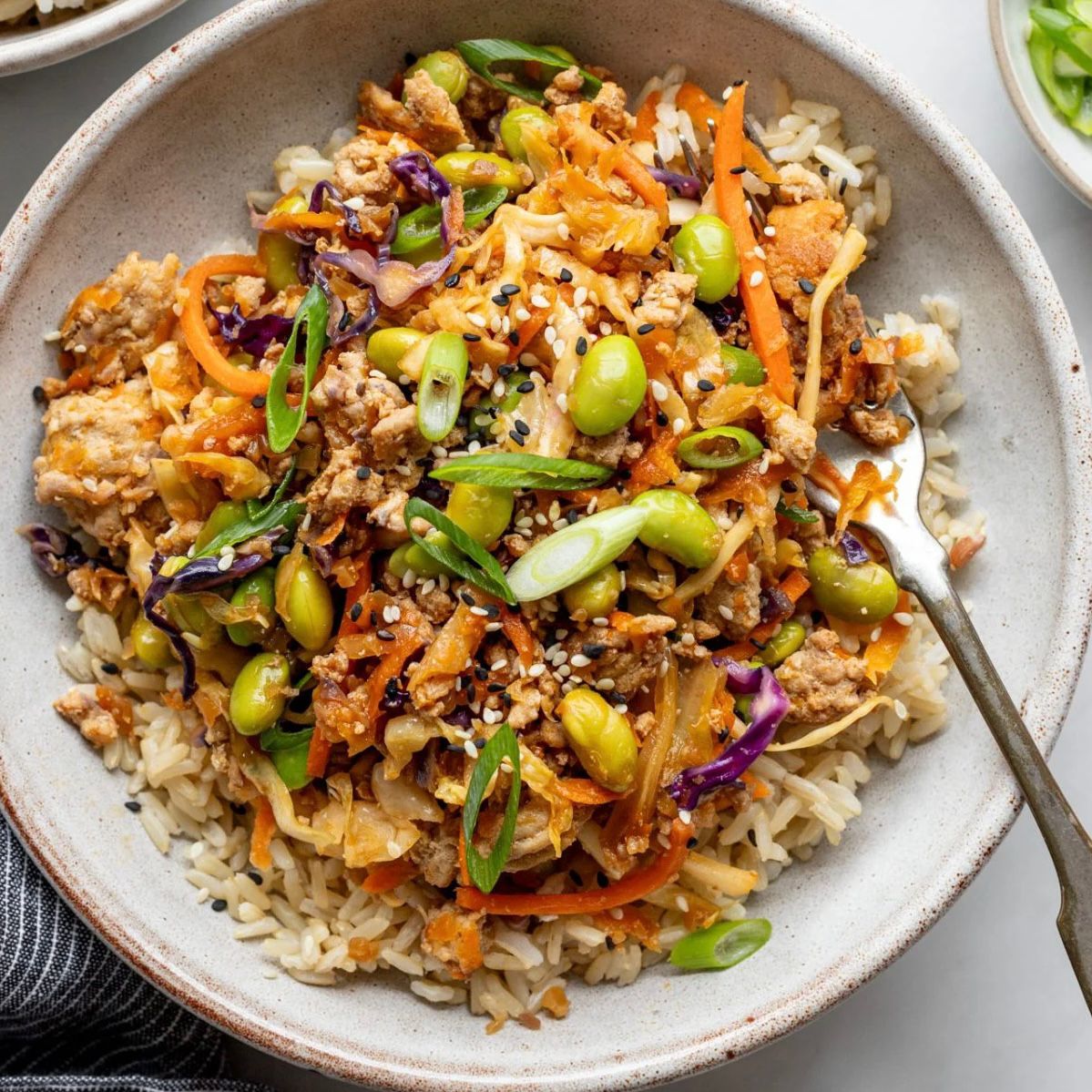 Extra Veggie Turkey Egg Roll Bowl